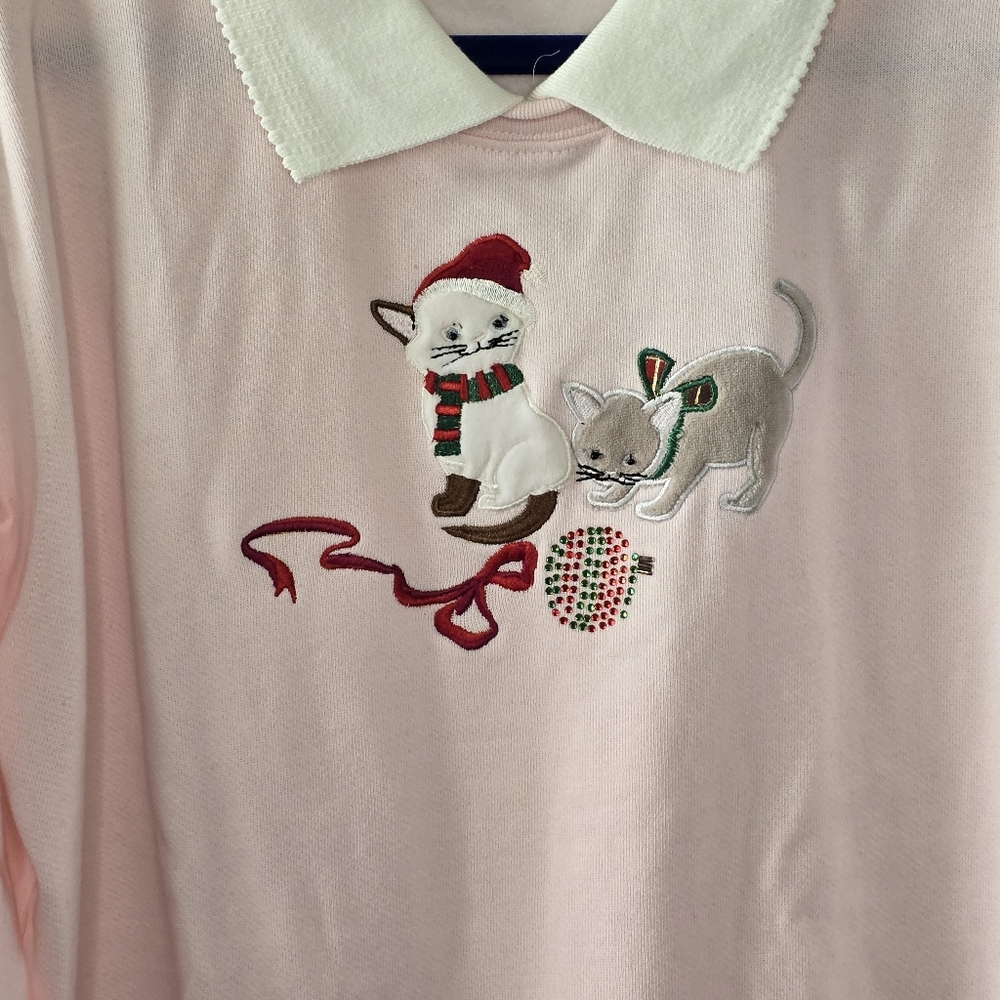 Christmas cat & kitten shirt